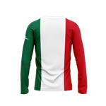 Mexico Flag Long Sleeve Performance Shirt