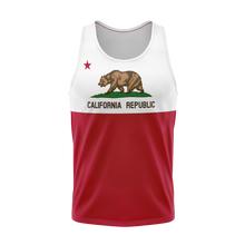 California Flag Full Back Performance Tank