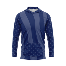Blue Stars and Stripes Performance Hoodie
