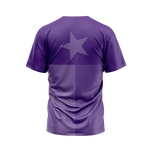 Purple Tonal Texas Flag Performance Shirt