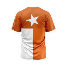 Burnt Orange and White Texas Flag Performance Shirt
