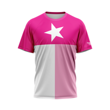 Pink and White Texas Flag Performance Shirt