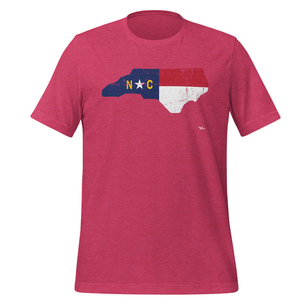 North Carolina Flag Shape Printed Tee