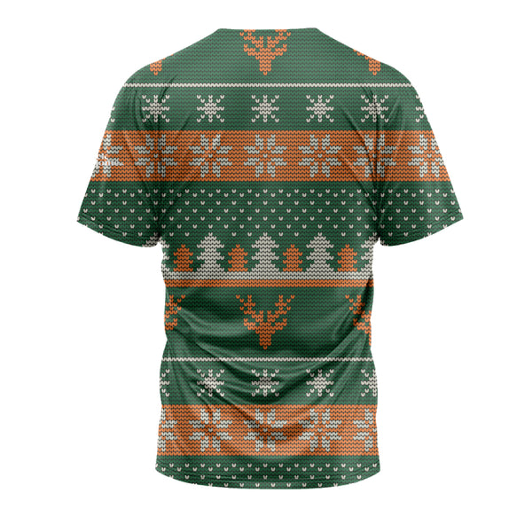 Green and Orange Sweater Performance Tee