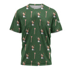 Green Christmas Vintage Performance Tee