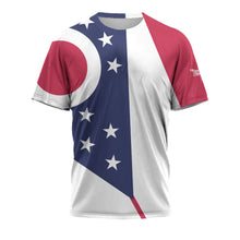 Ohio Flag Sublimation Performance Tee Shirt