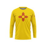 New Mexico Flag Long Sleeve Performance Shirt