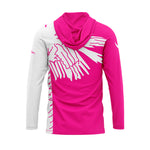 Fluorescent Pink South Carolina Side Flag Performance Hoodie