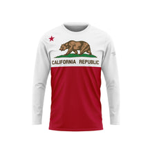 California Flag Long Sleeve Performance Shirt