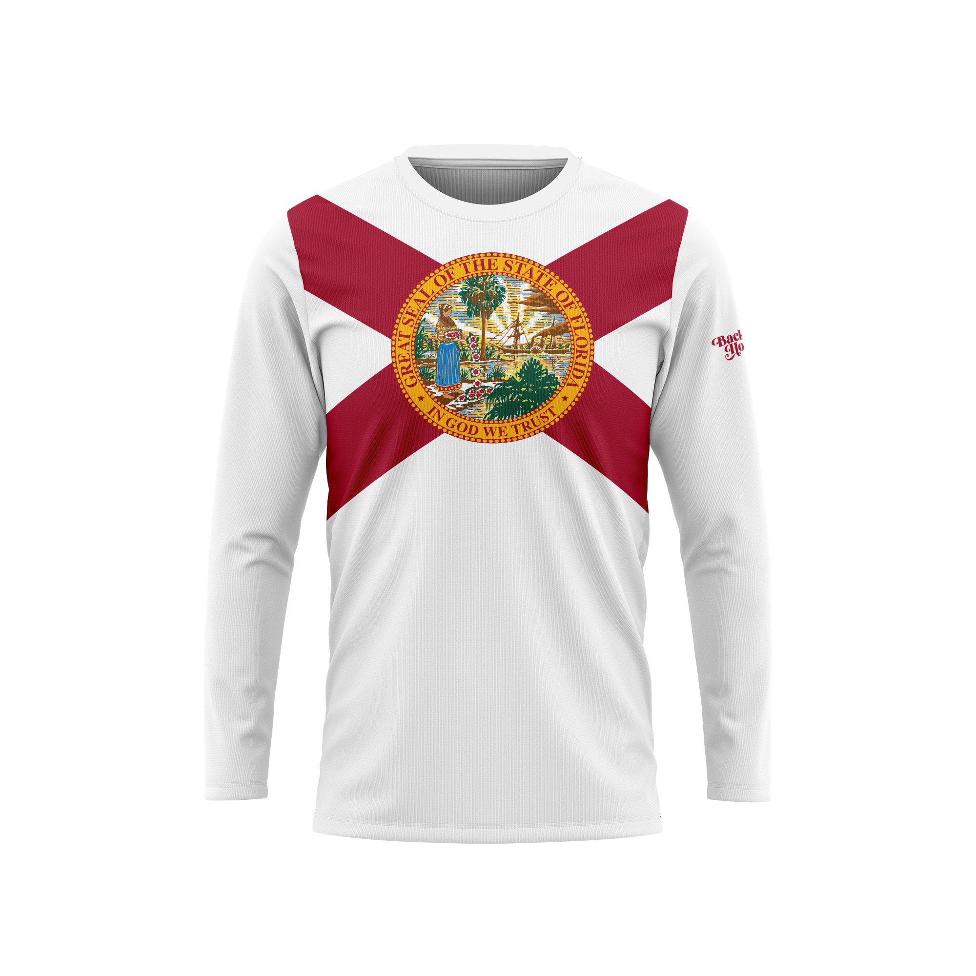 Maryland Flag Long Sleeve Performance Shirt 3XL