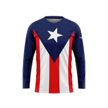 Puerto Rico Flag Long Sleeve Performance Shirt