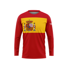 Spain Flag Long Sleeve Performance Shirt