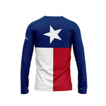 Texas Flag Long Sleeve Performance Shirt