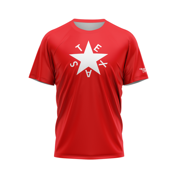 Scarlet First Republic of Texas Flag Performance Shirt