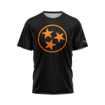 Black-Orange Tennessee 3 Stars Performance Shirt