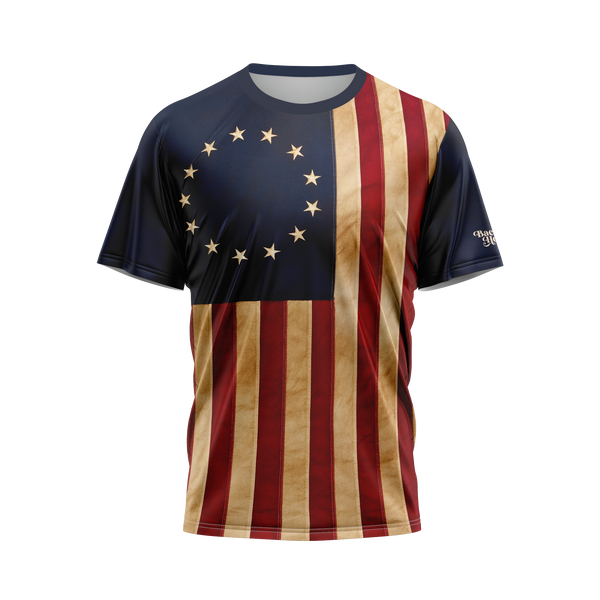 Betsy Ross Flag Performance Shirt