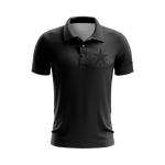 Dark First Republic of Texas De Zavala Flag Performance Golf Shirt