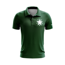 Green First Republic of Texas De Zavala Flag Performance Golf Shirt