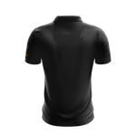 Black-Orange Tennessee 3 Stars Performance Golf Shirt