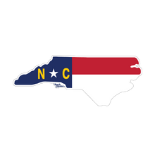 North Carolina Masked Flag Sticker Decal