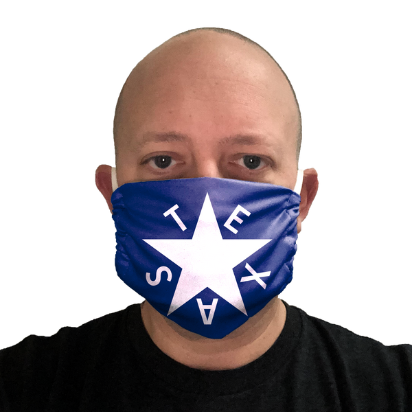 1st Republic of Texas Flag Face Mask
