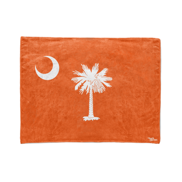 Orange South Carolina Flag Stadium Blanket