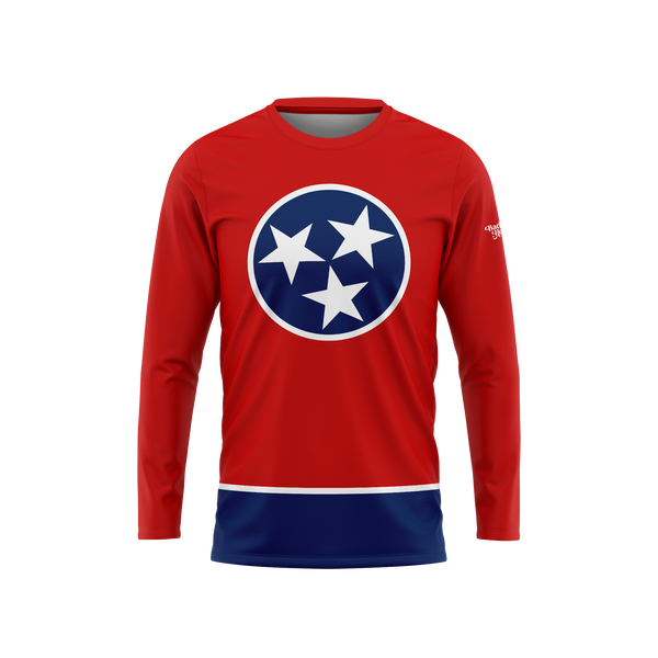 Tennessee Flag Long Sleeve Performance Shirt