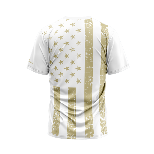 US White Gold Flag Performance Shirt